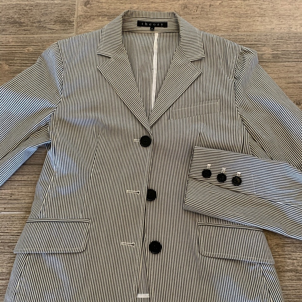 Theory Stripped Blazer